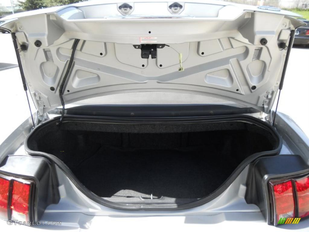 2002 Mustang V6 Convertible - Satin Silver Metallic / Medium Graphite photo #10