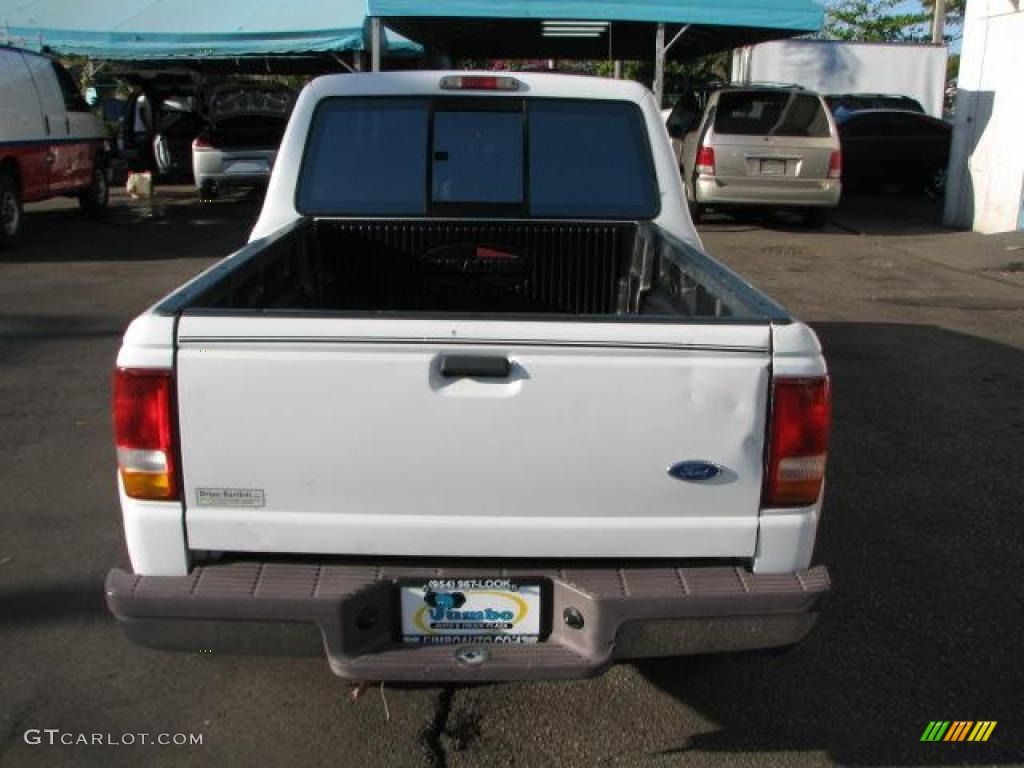 1997 Ranger XLT Extended Cab - Oxford White / Medium Prairie Tan photo #9