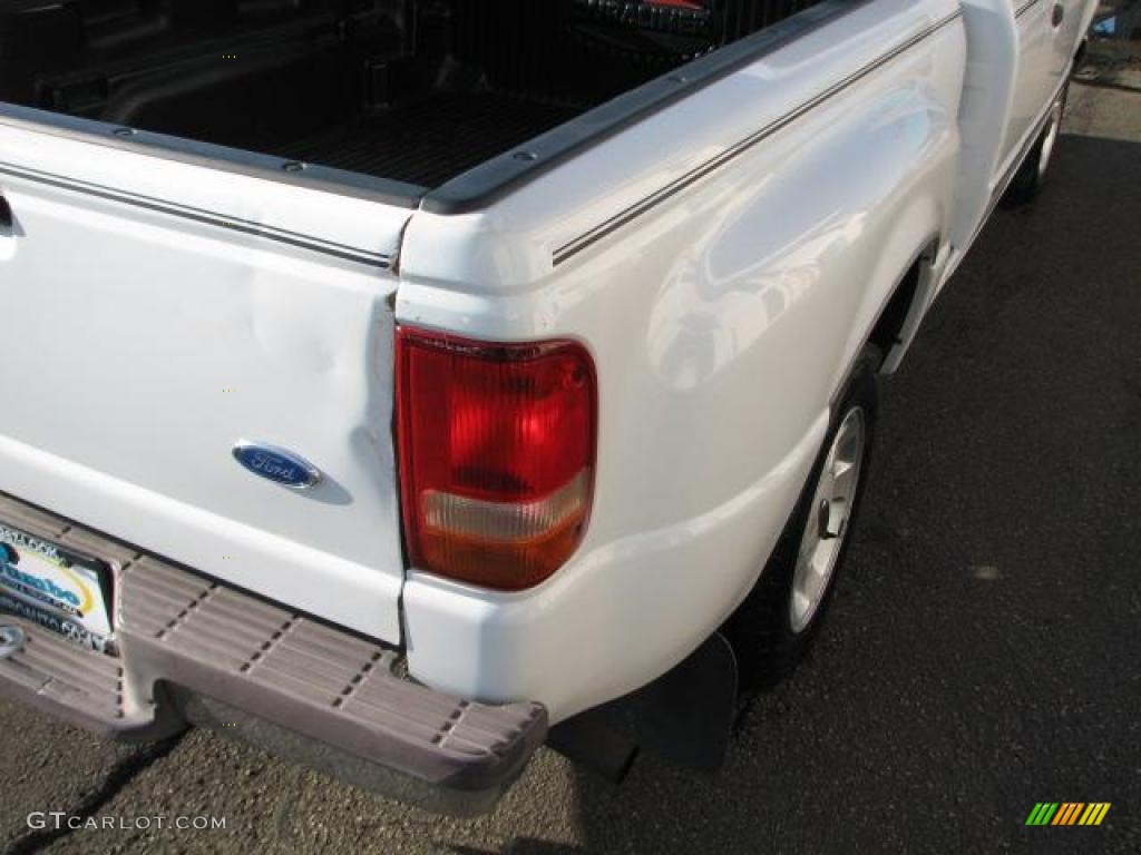 1997 Ranger XLT Extended Cab - Oxford White / Medium Prairie Tan photo #11