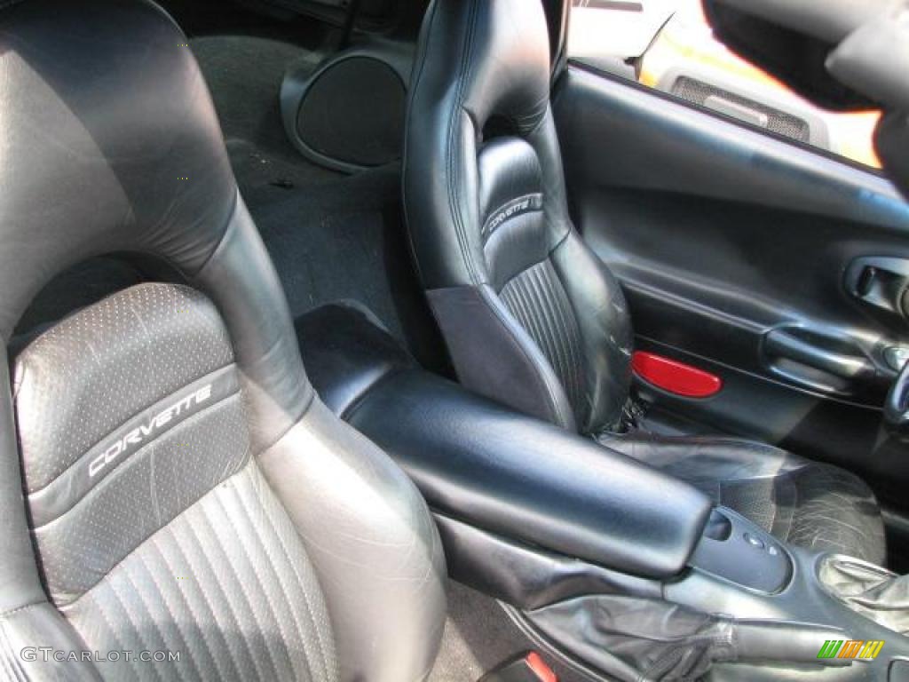Black Interior 1999 Chevrolet Corvette Coupe Photo #46067347