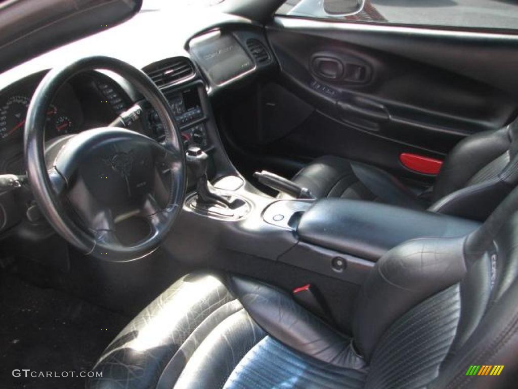 Black Interior 1999 Chevrolet Corvette Coupe Photo #46067374