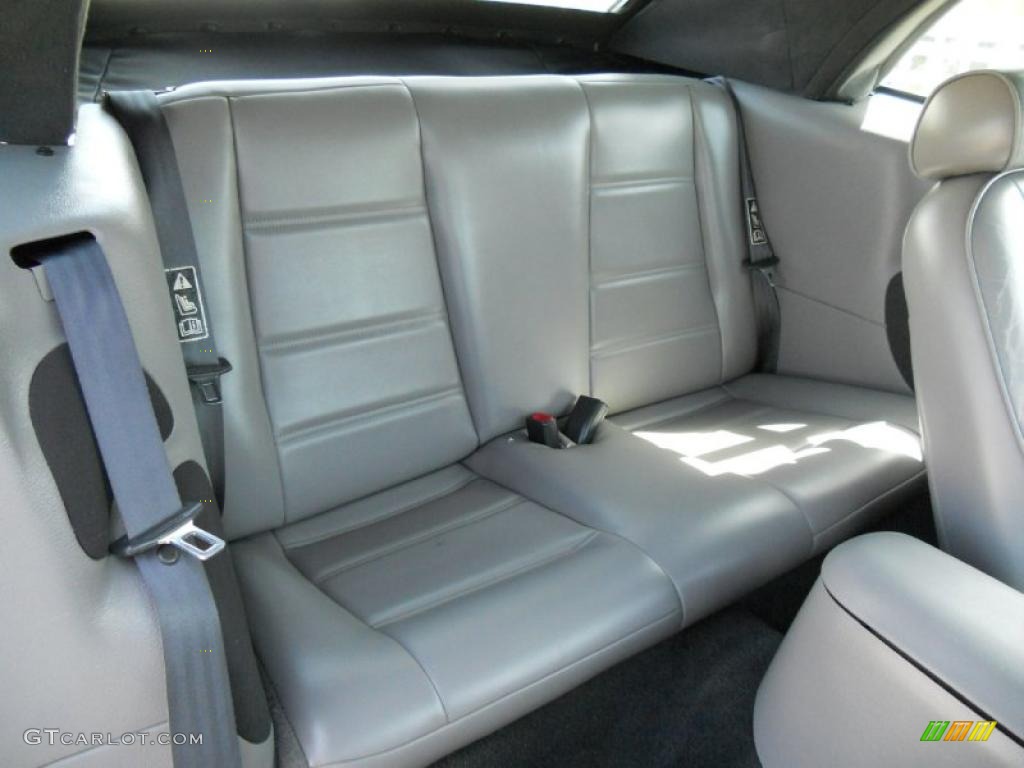 Medium Graphite Interior 2002 Ford Mustang V6 Convertible Photo #46067434