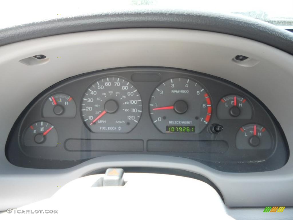 2002 Ford Mustang V6 Convertible Gauges Photo #46067467