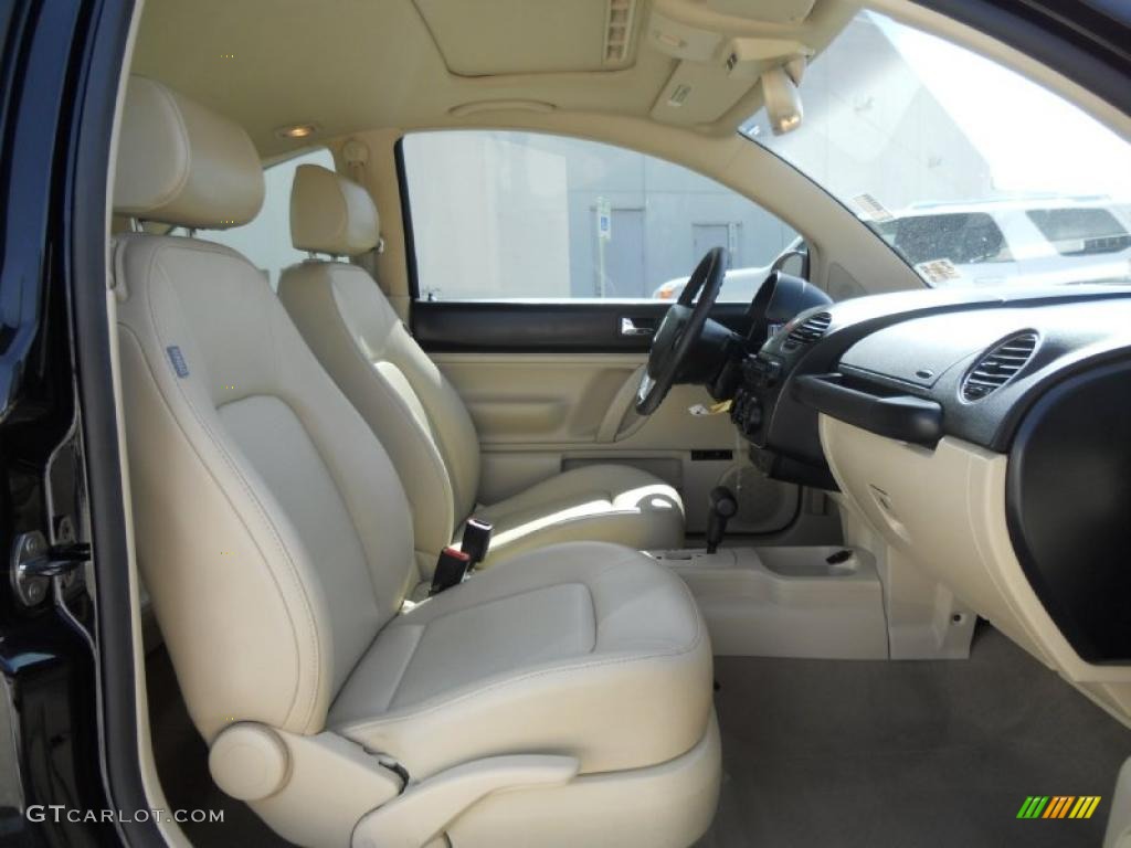 Cream Beige Interior 2008 Volkswagen New Beetle S Coupe Photo #46067776