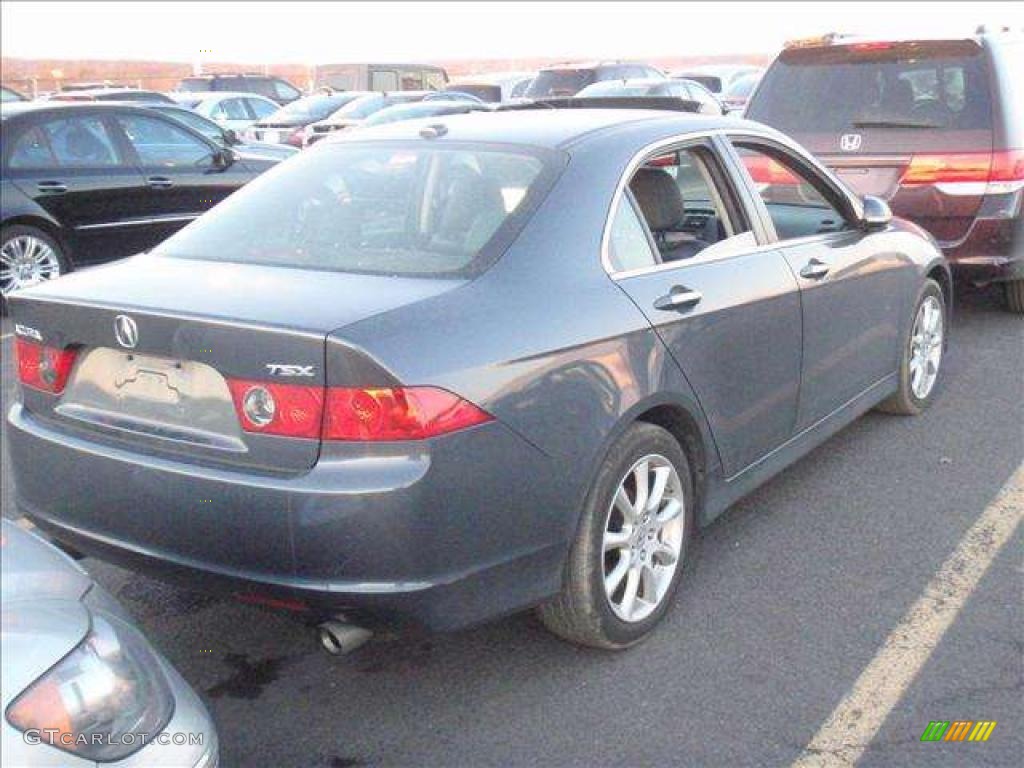 2008 TSX Sedan - Carbon Gray Pearl / Ebony photo #2