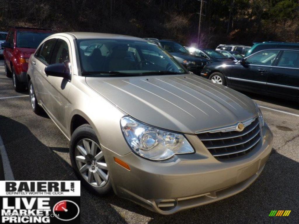 2008 Sebring LX Sedan - Light Sandstone Metallic / Dark Khaki/Light Graystone photo #1