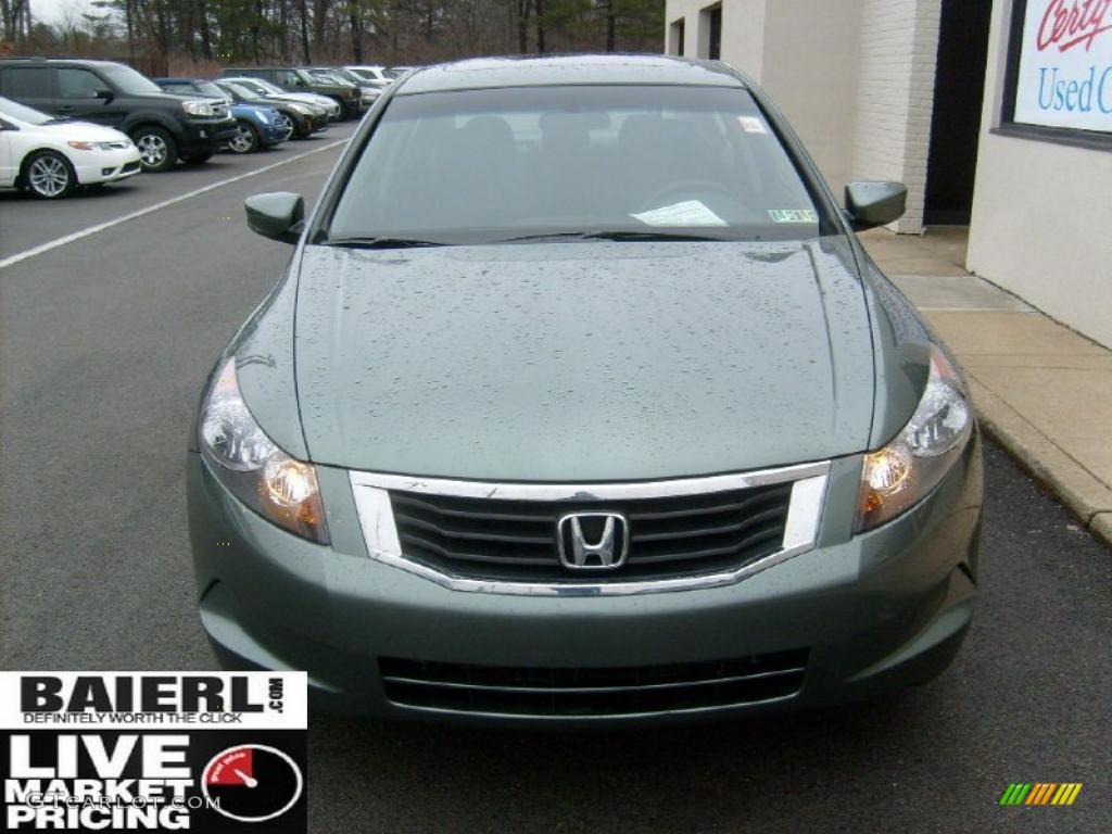 2008 Accord EX Sedan - Mystic Green Metallic / Black photo #2