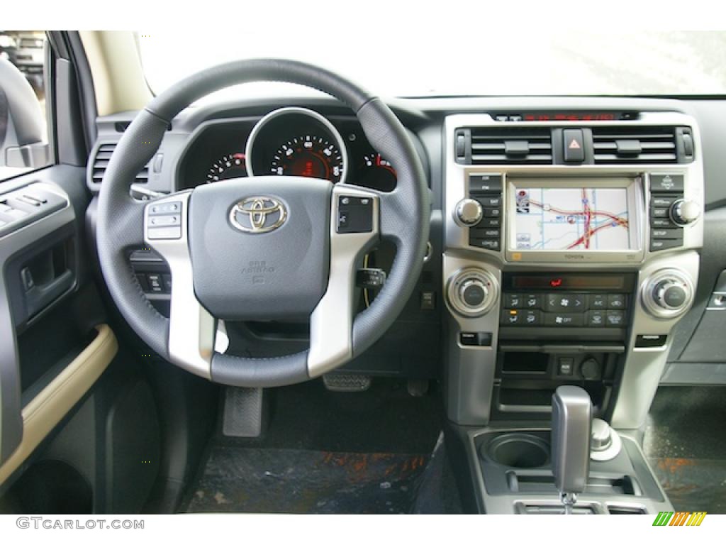 2011 Toyota 4Runner Limited 4x4 Sand Beige Leather Dashboard Photo #46072321