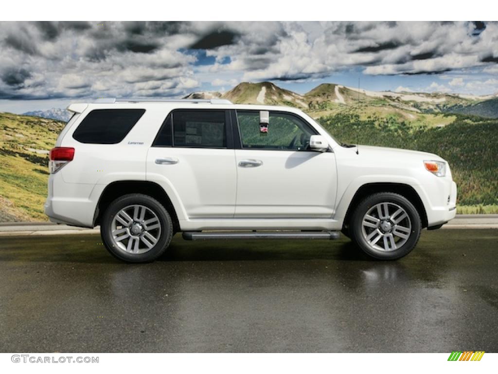 2011 4Runner Limited 4x4 - Blizzard White Pearl / Black Leather photo #2