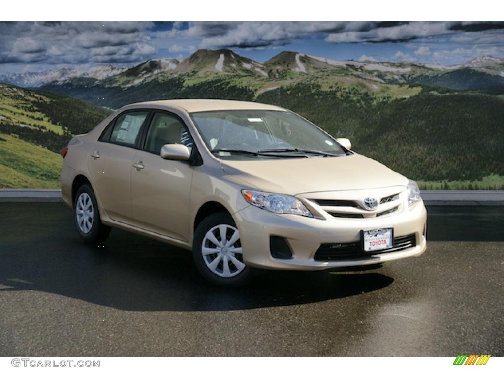 Sandy Beach Metallic 2011 Toyota Corolla LE Exterior Photo #46072621