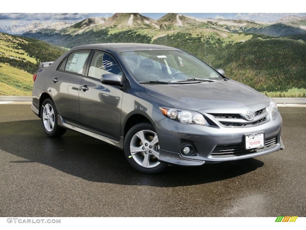 2011 Corolla S - Magnetic Gray Metallic / Dark Charcoal photo #1