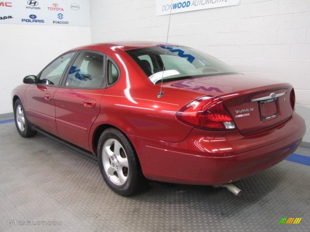 Toreador Red Metallic 2000 Ford Taurus SE Exterior Photo #46073577