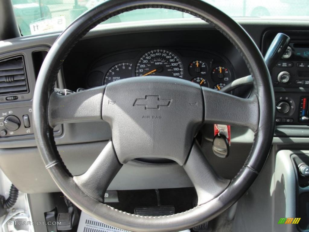 2005 Silverado 2500HD LT Extended Cab - Summit White / Dark Charcoal photo #40