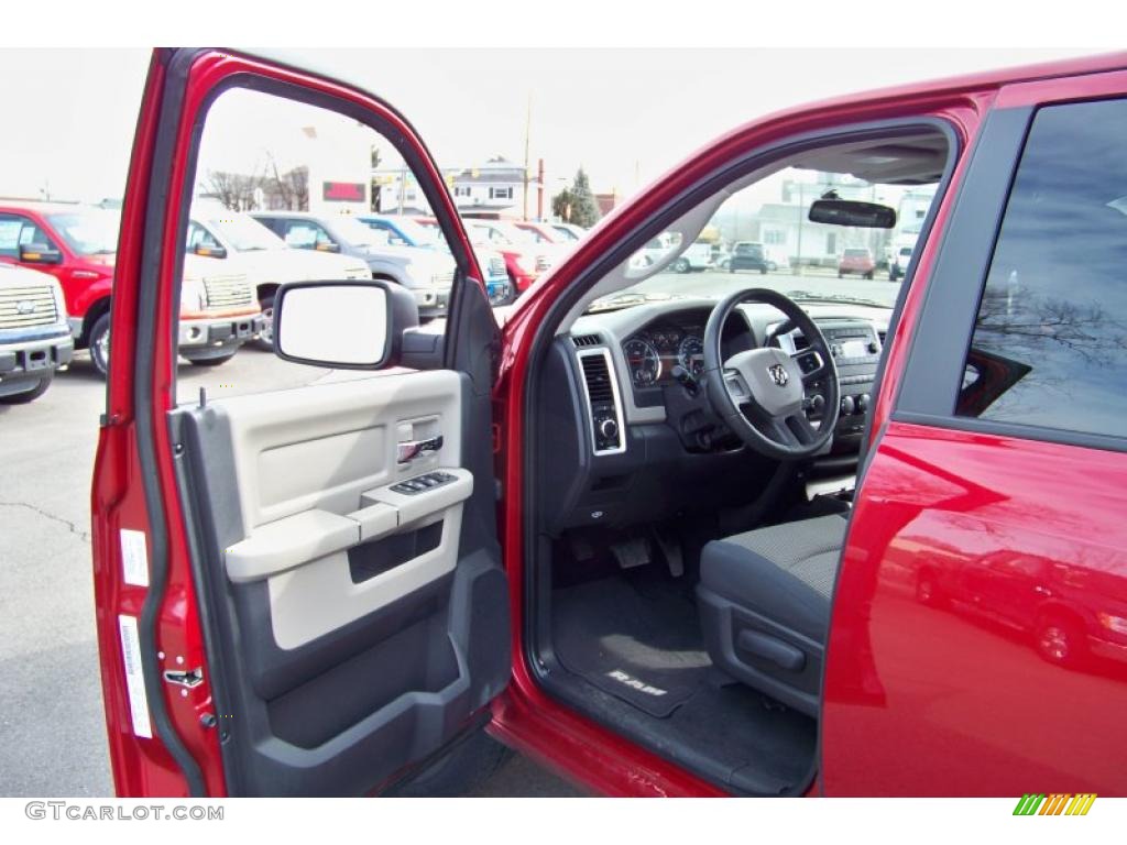 2009 Ram 1500 SLT Quad Cab 4x4 - Inferno Red Crystal Pearl / Dark Slate/Medium Graystone photo #11