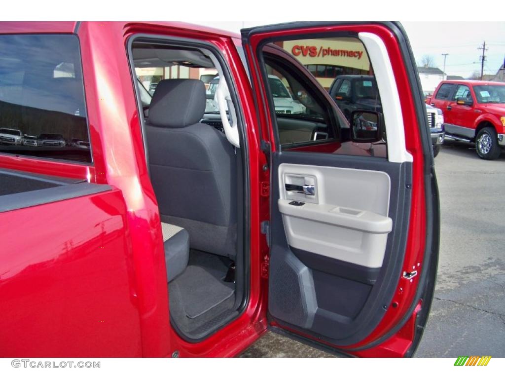 2009 Ram 1500 SLT Quad Cab 4x4 - Inferno Red Crystal Pearl / Dark Slate/Medium Graystone photo #16