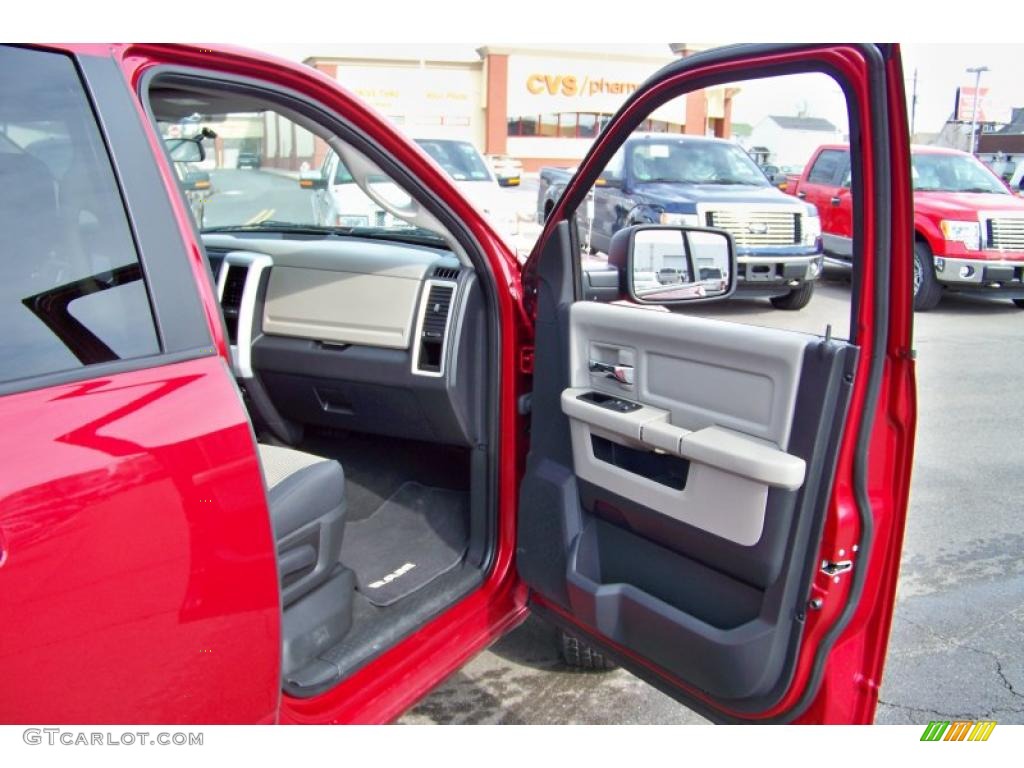 2009 Ram 1500 SLT Quad Cab 4x4 - Inferno Red Crystal Pearl / Dark Slate/Medium Graystone photo #18