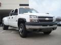 2005 Summit White Chevrolet Silverado 3500 LT Crew Cab 4x4 Dually  photo #1