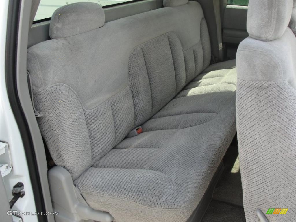 1997 Sierra 1500 SLE Extended Cab - Olympic White / Pewter Gray photo #27