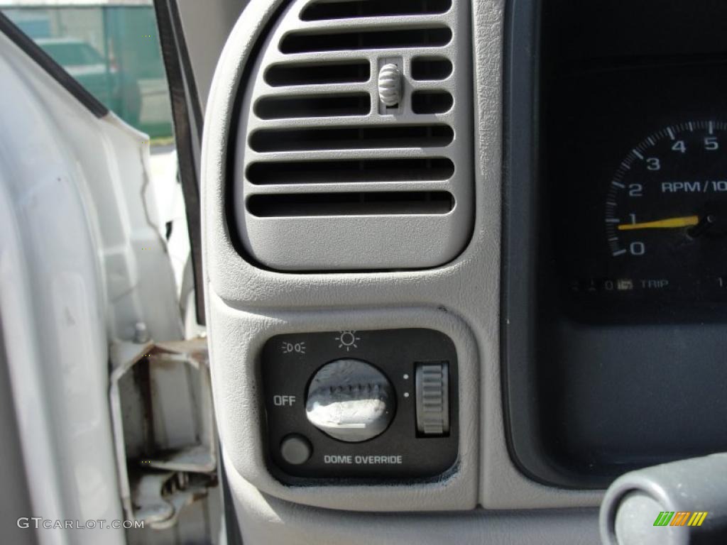 1997 Sierra 1500 SLE Extended Cab - Olympic White / Pewter Gray photo #38