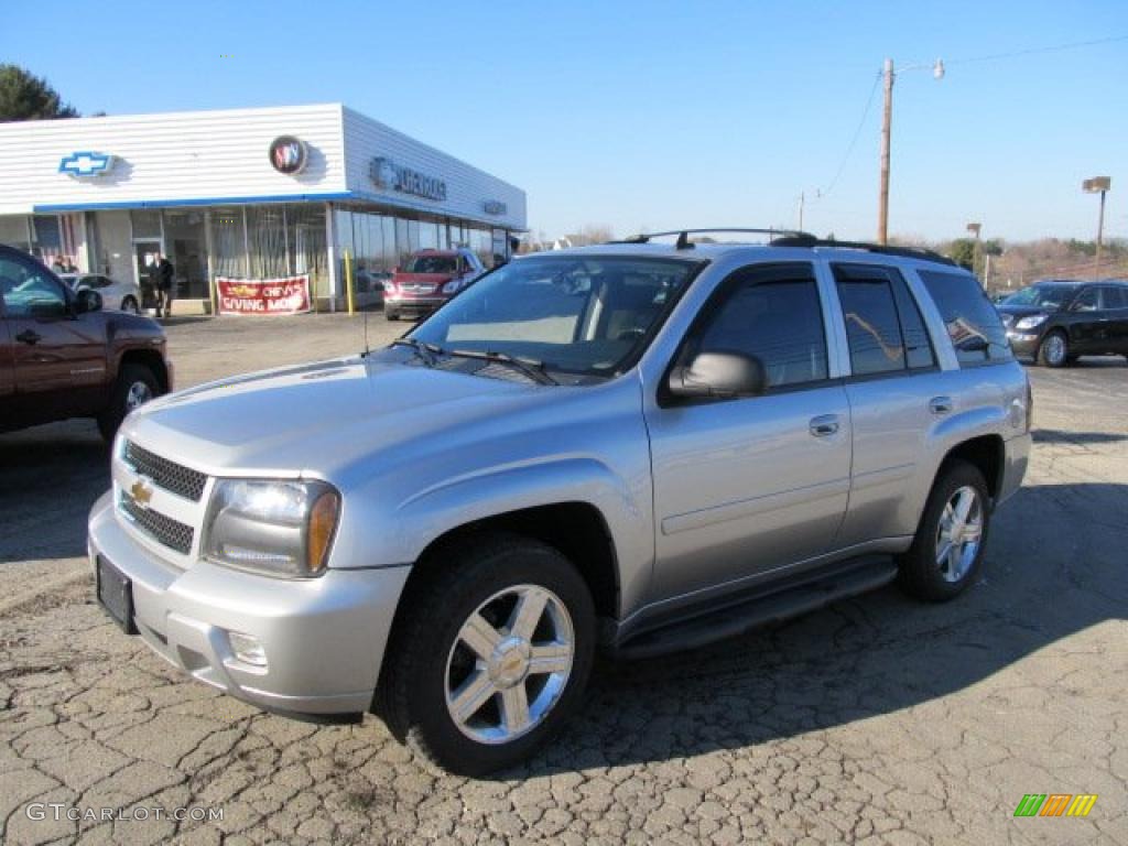 2008 TrailBlazer LT 4x4 - Silverstone Metallic / Ebony photo #1