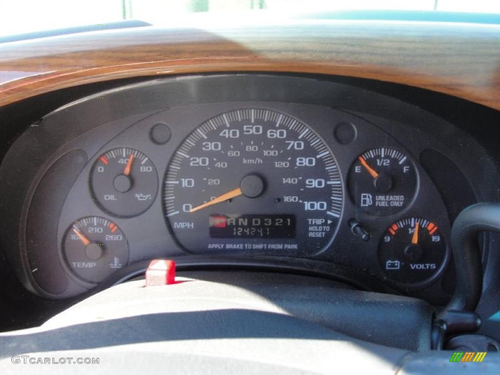 2001 Chevrolet Express 1500 Passenger Conversion Van Gauges Photo #46076210