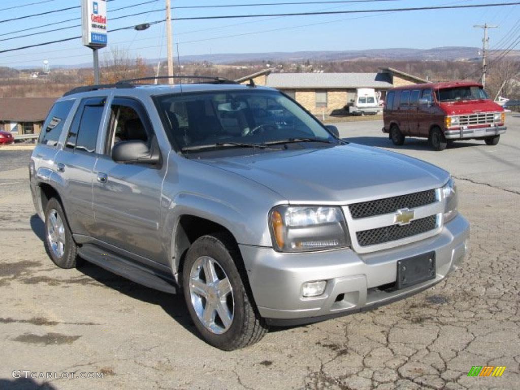 2008 TrailBlazer LT 4x4 - Silverstone Metallic / Ebony photo #8