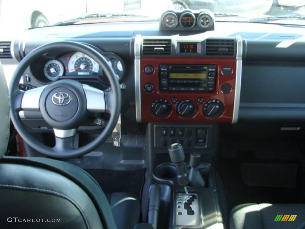 2009 Toyota FJ Cruiser 4WD Dark Charcoal Dashboard Photo #46077162