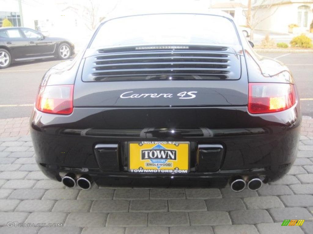 2008 911 Carrera 4S Coupe - Black / Black photo #5