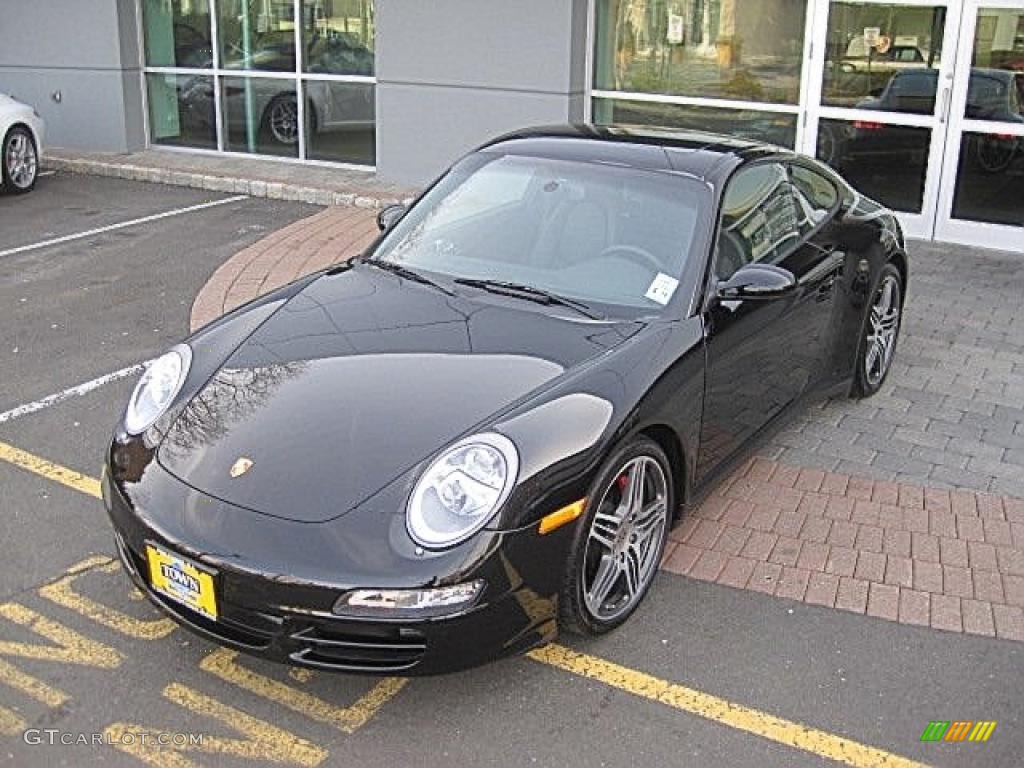 2008 911 Carrera 4S Coupe - Black / Black photo #24