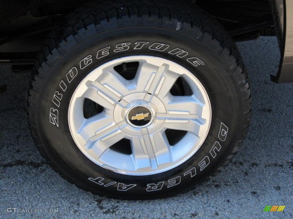 2008 Silverado 1500 LT Extended Cab 4x4 - Desert Brown Metallic / Ebony photo #10