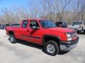 2004 Victory Red Chevrolet Silverado 2500HD LS Extended Cab 4x4  photo #5