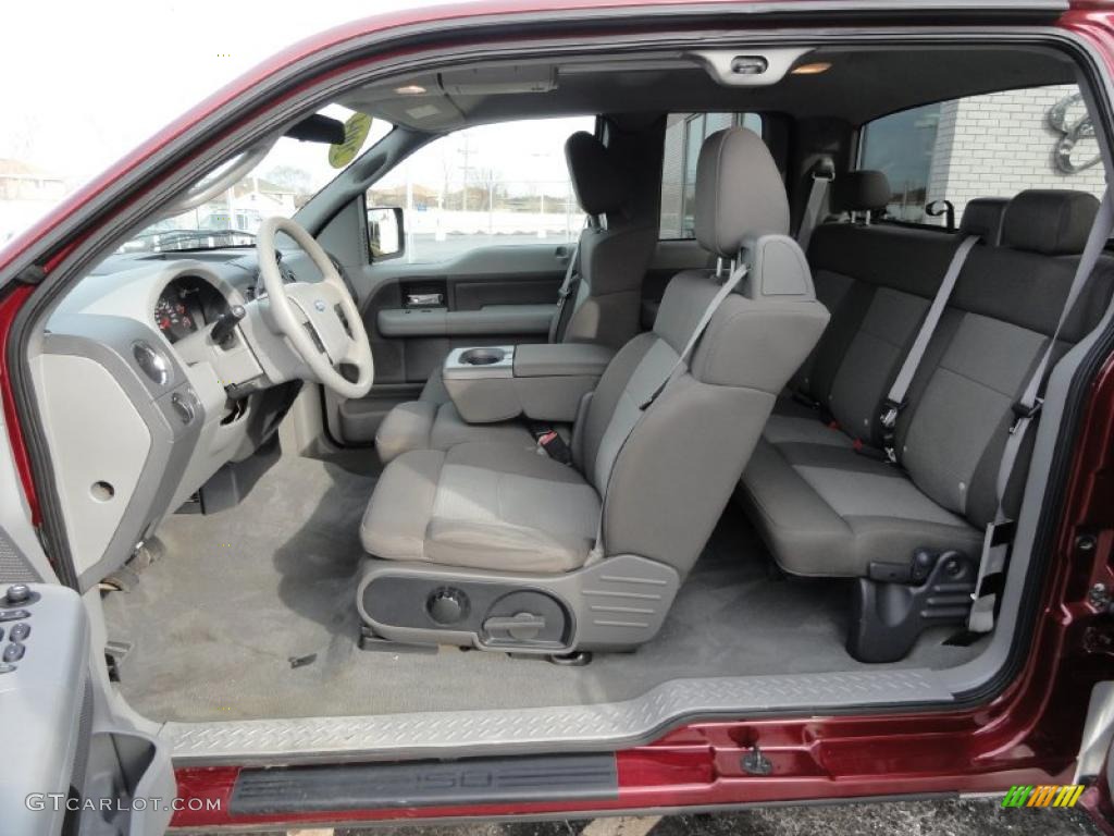 2004 F150 XLT SuperCab 4x4 - Dark Toreador Red Metallic / Medium Graphite photo #13