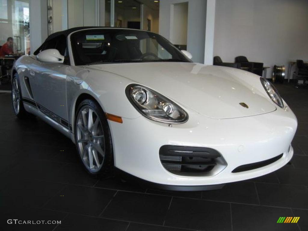 Carrara White 2011 Porsche Boxster Spyder Exterior Photo #46079023