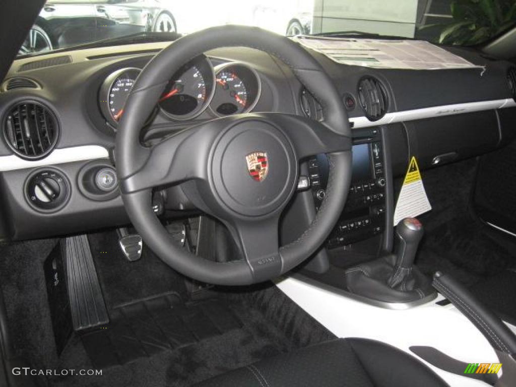 2011 Porsche Boxster Spyder Black Dashboard Photo #46079038