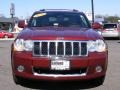 2008 Red Rock Crystal Pearl Jeep Grand Cherokee Overland 4x4  photo #2