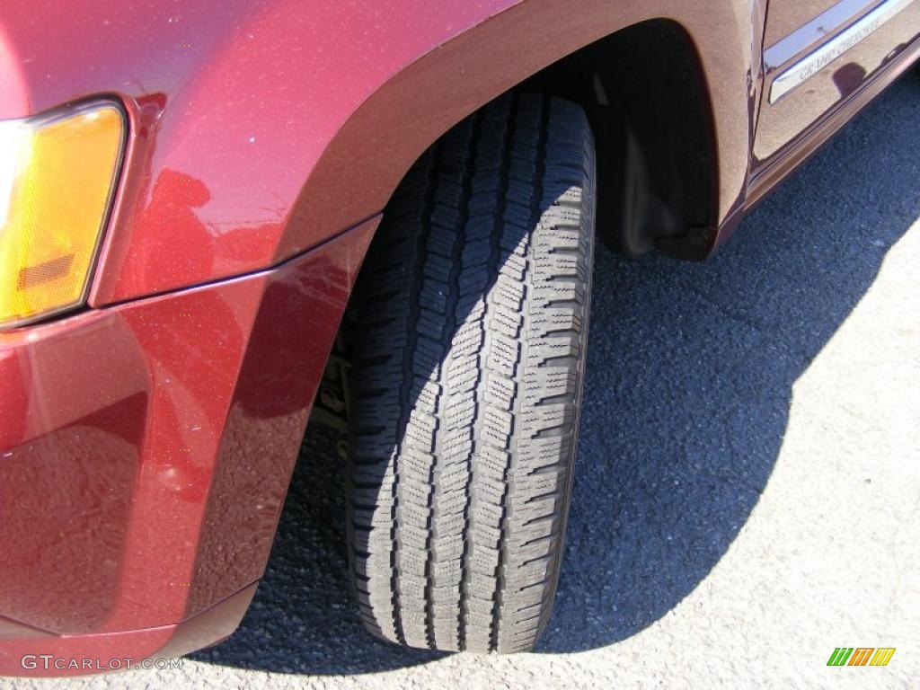 2008 Grand Cherokee Overland 4x4 - Red Rock Crystal Pearl / Dark Khaki/Light Graystone photo #10