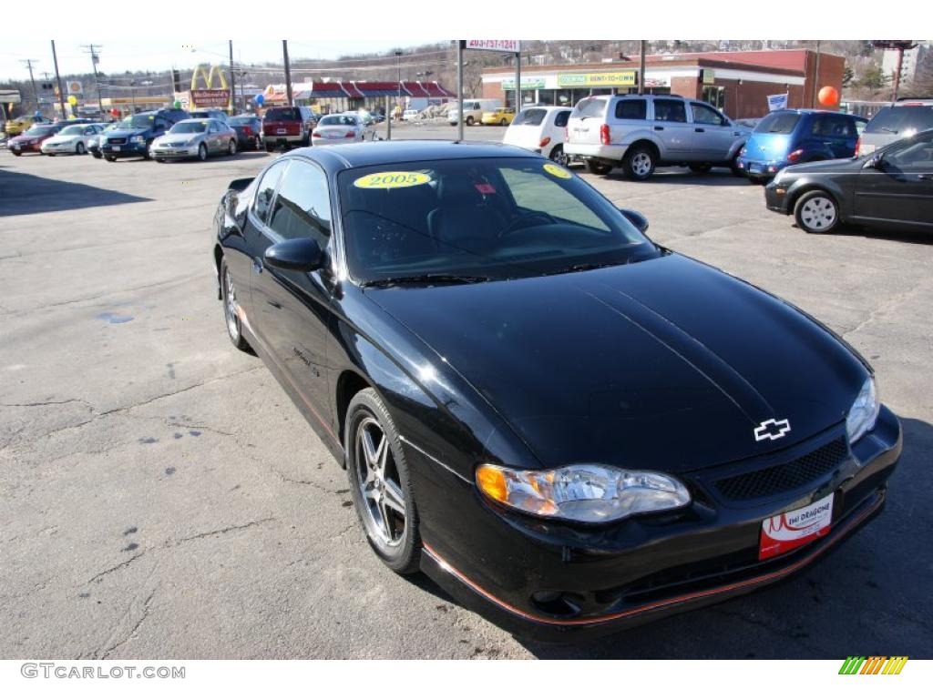Black 2005 Chevrolet Monte Carlo Supercharged SS Tony Stewart Signature Series Exterior Photo #46080608