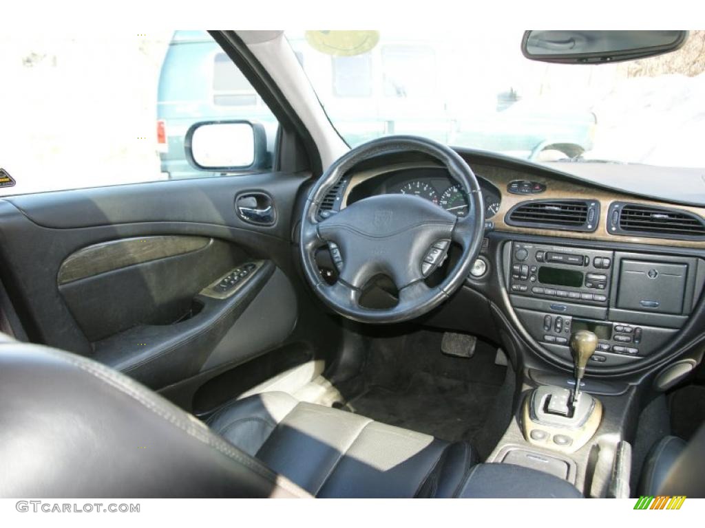 2002 Jaguar S-Type 3.0 Charcoal Dashboard Photo #46080899