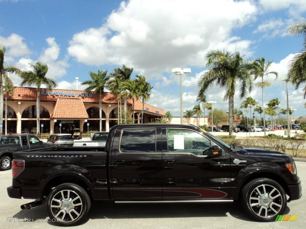 Lava Red Metallic 2010 Ford F150 Harley-Davidson SuperCrew Exterior Photo #46081100