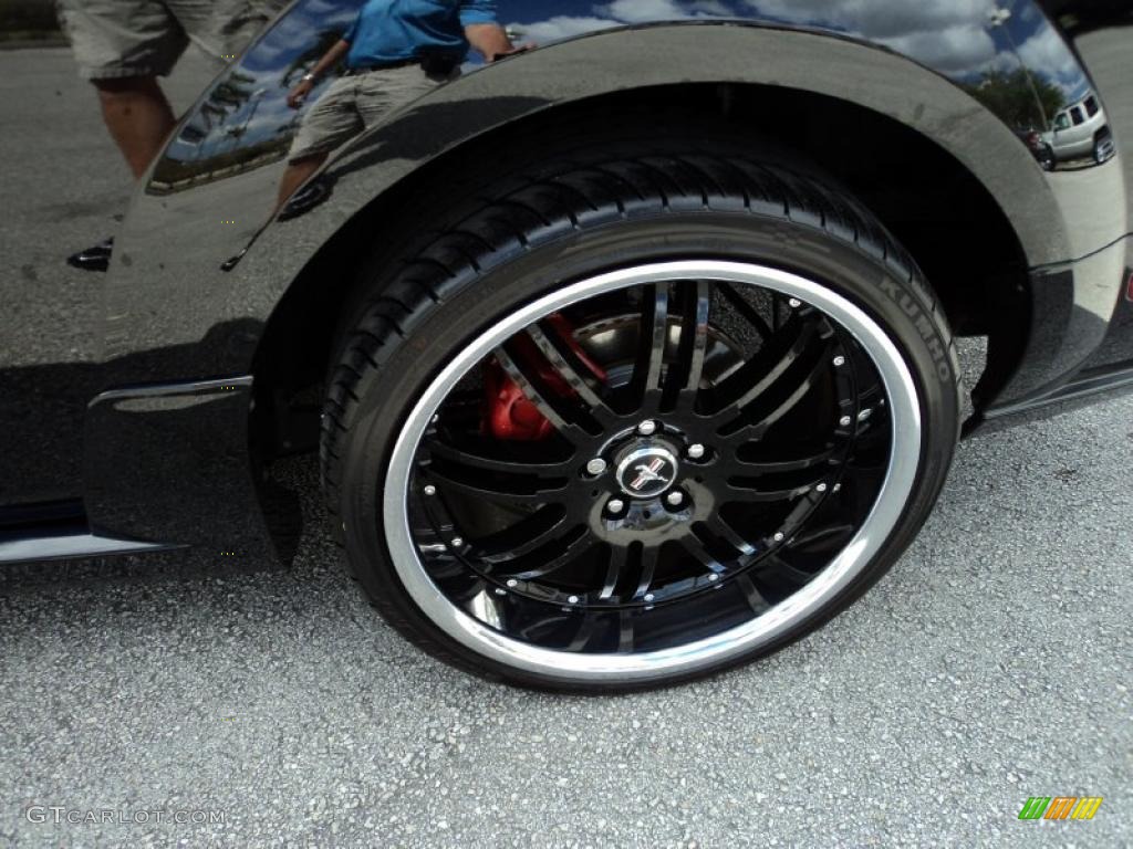 2008 Ford Mustang GT Premium Coupe Custom Wheels Photo #46081235