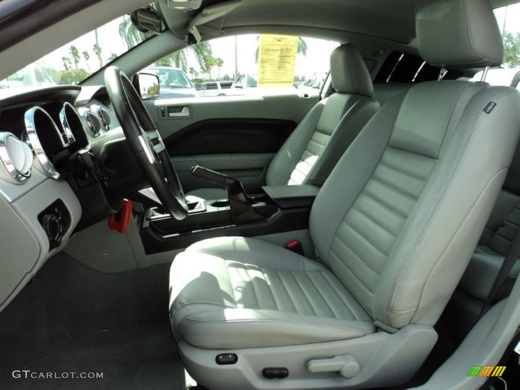 Light Graphite Interior 2008 Ford Mustang GT Premium Coupe Photo #46081277