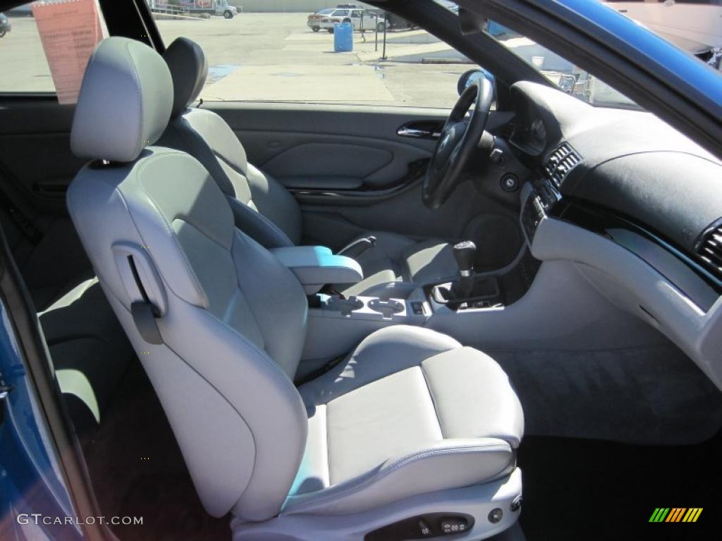 Grey Interior 2001 BMW M3 Coupe Photo #46081949