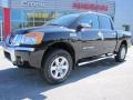 Galaxy Black 2011 Nissan Titan SV Heavy Metal Chrome Edition Crew Cab 4x4