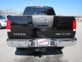 Galaxy Black - Titan SV Heavy Metal Chrome Edition Crew Cab 4x4 Photo No. 4