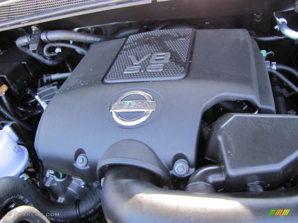 2011 Nissan Titan SV Heavy Metal Chrome Edition Crew Cab 4x4 Engine Photos
