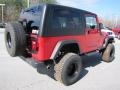 2004 Flame Red Jeep Wrangler Unlimited 4x4  photo #5