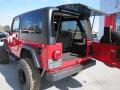 2004 Flame Red Jeep Wrangler Unlimited 4x4  photo #12