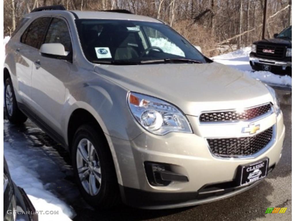 2011 Equinox LT - Gold Mist Metallic / Jet Black photo #1