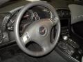 2010 Chevrolet Corvette Dark Titanium Interior Steering Wheel Photo