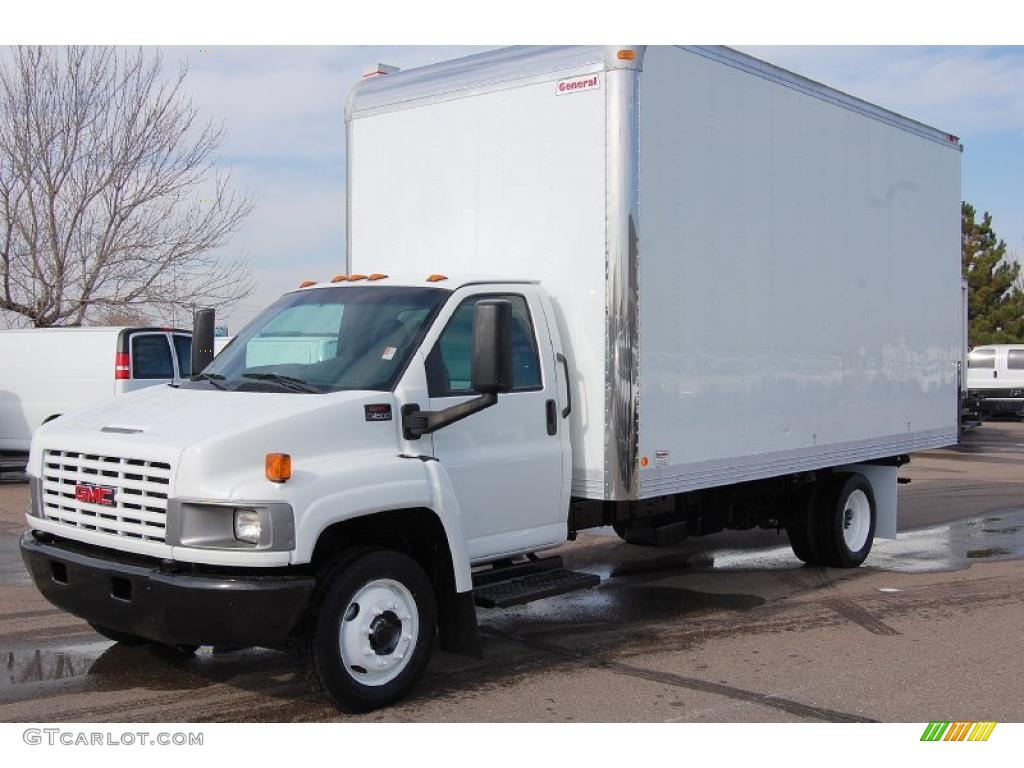 2007 C Series TopKick C4500 Regular Cab Chassis Moving Truck - Summit White / Pewter photo #1